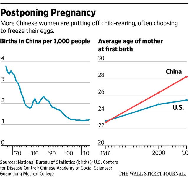 中国越来越多职业女性选择冷冻卵子