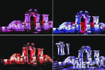 圆明园罹难日 大水法“变色”