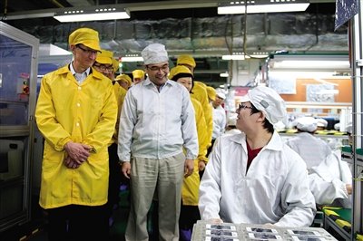 库克访华欲解苹果三大难题 来华为富士康打气