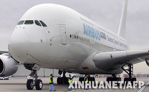 空中客车a380客机 新华社/法新 资料图片