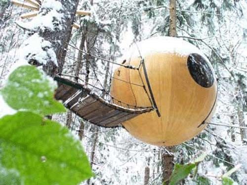 世界十大最奇特住宅 旋转体房屋如入盗梦空间