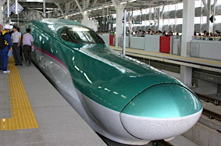 日本最快新干线始发 最高运行时速可达320公里