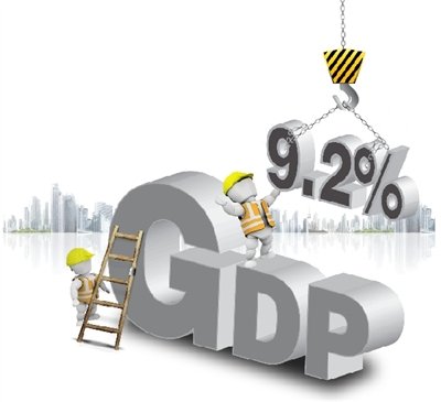 2011年中国GDP同比增长9.2% 投资对经济增长