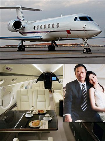 全球明星富豪私人飞机大比拼(组图)