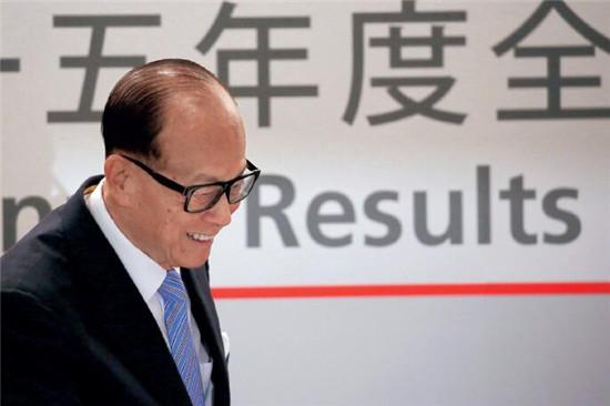 李嘉诚的上半年成绩单:欧洲板块税前利润同比增11%