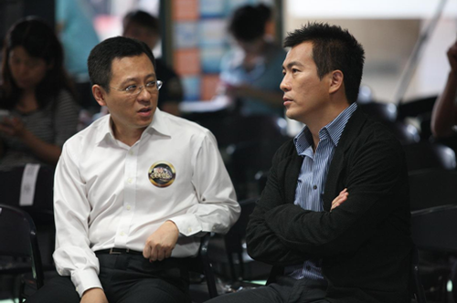 组图:又见黄健翔