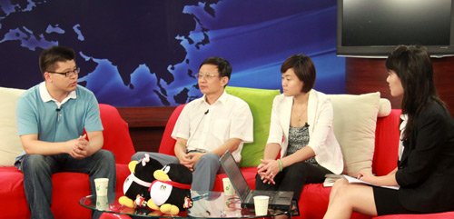 《环球财经连线》主创团队做客腾讯财经会客