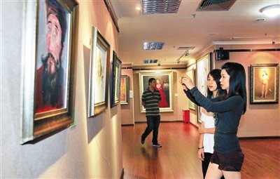 知名油画家 深圳展作品