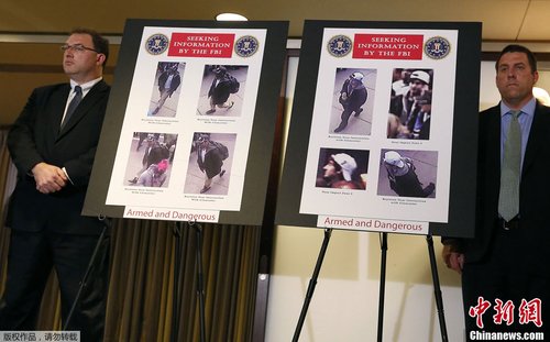 FBI公布波士顿爆炸案嫌犯照片