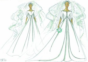 英全民设计威廉王子婚礼 设计师争相画婚纱 图