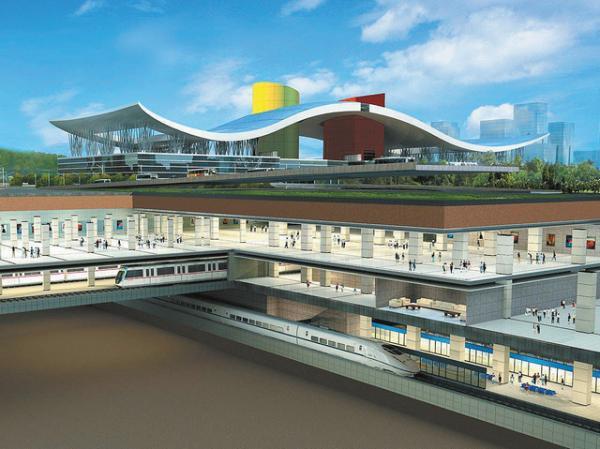 亚洲最大地下火车站试运行 北京到香港只需9小时