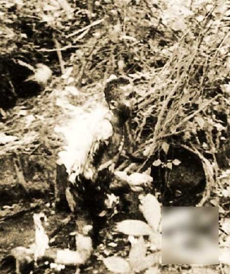 日本兵被盟军烧死连拍照(组图)