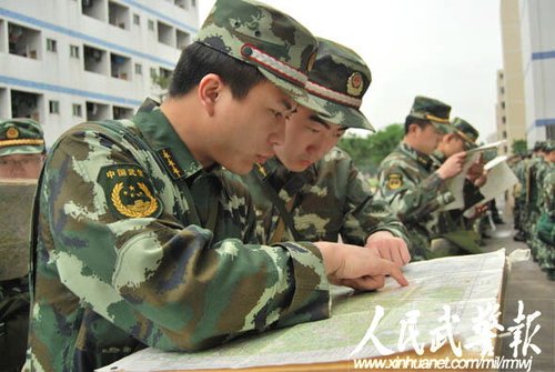 "密林暴走" 直击武警广州指挥学院野外集训