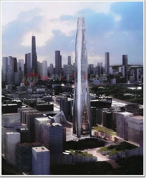 中国掀摩天大楼热 盘点中国十大在建摩天楼(图)
