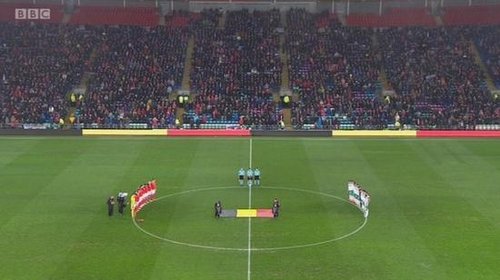 多场国际足球友谊赛为比利时事件遇难者默哀