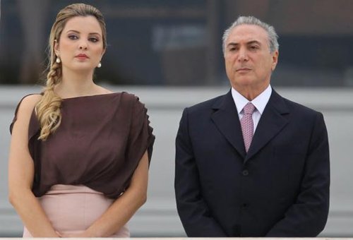 巴西70岁副总统27岁妻子曾为选美皇后 组图_财经_腾讯网