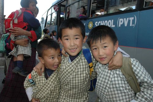 实地探访不丹人如何创造英语学习传奇(组图)