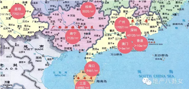 令人悲伤的中国房价地图