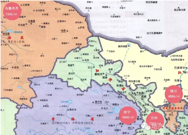 令人悲伤的中国房价地图