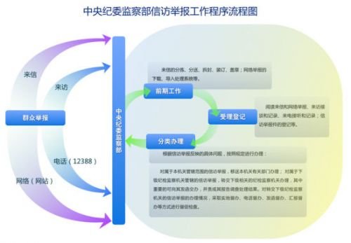 中央纪委监察部网站公布举报流程(图)