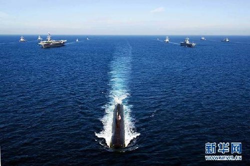 美国的亚太海上联合军演