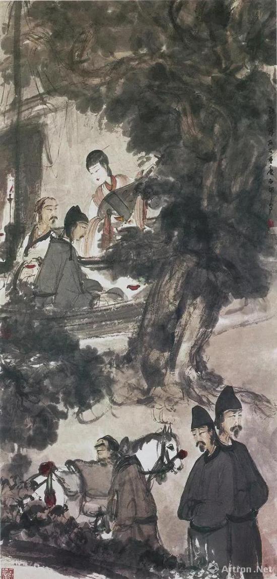 近2.05亿港币！ 傅抱石人物画巅峰《琵琶行》成交