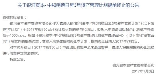 银河资本半年内22只产品清盘 新品发行和操作恐陷入两难