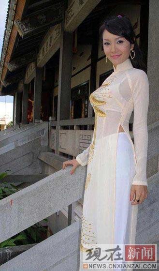 实拍越南国宝级美女 长发细腰阳光肤色(一)