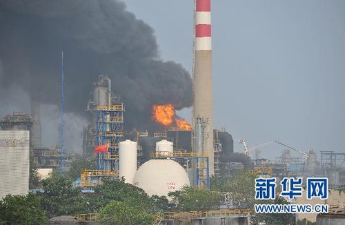 中石油大连石化分公司发生火灾:预防次生灾害