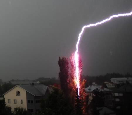 全球十大巧合的雷击事件