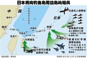 日本将向钓鱼岛周边岛屿增兵