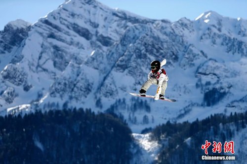 单板滑雪男子障碍技巧美国选手夺索契冬奥首金