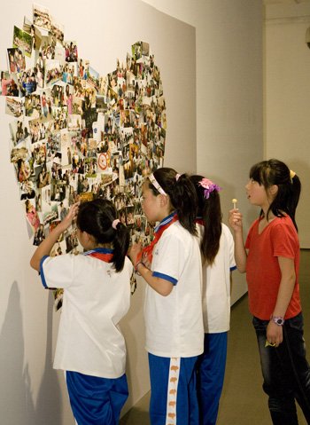 流动儿童艺术作品展展示三年成果(组图)
