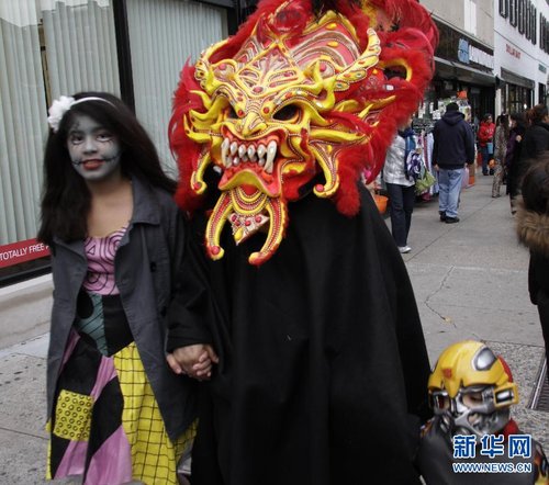 纽约庆祝万圣节