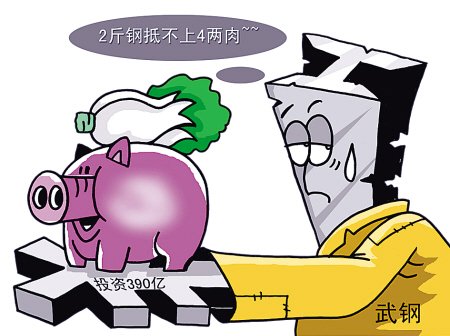 武钢新闻发言人:武钢投资390亿养猪种菜属不