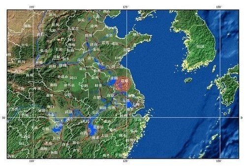 江苏扬州高邮4.9级地震 网友称南京等地震感明