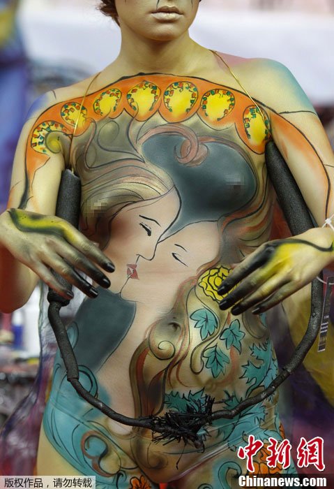 圣彼得堡<em>人体艺术</em>大赛惊艳上演_财经_腾讯网