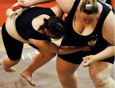 罕见女子相扑选手揭秘(组图)_财经_腾讯网