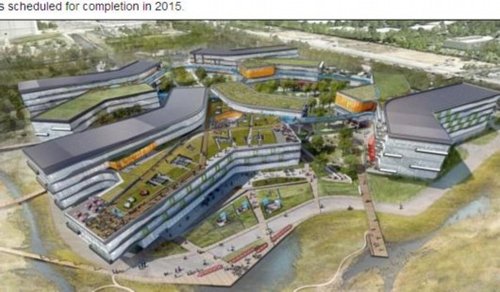 谷歌将建加州新总部 节能环保建筑群包括天台