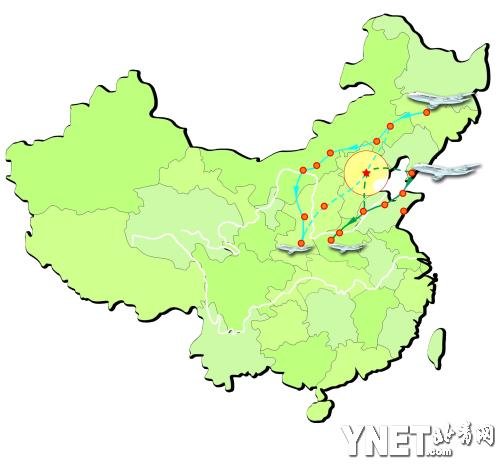 航线走向进行了调整,使得首都机场出港航班与飞越北京上空的航班彻底