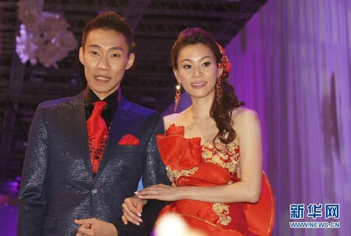 李宗伟与黄妙珠举行华人礼俗婚礼仪式