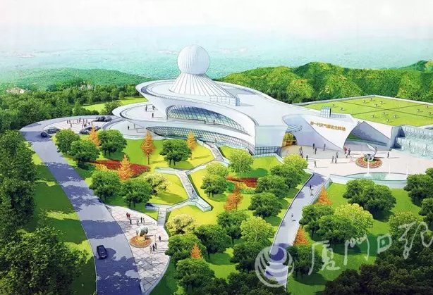 蔡尖尾山将充分依托"天语舟",建设气象公园对市民开放.