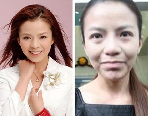 一线女主播素颜照大曝光图片