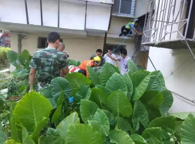 厦门工人从七楼坠下昏迷不醒 交警徒手爬楼救人