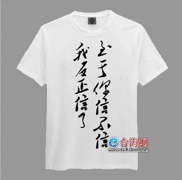 至于你信不信,我反正信了创意T恤高铁体