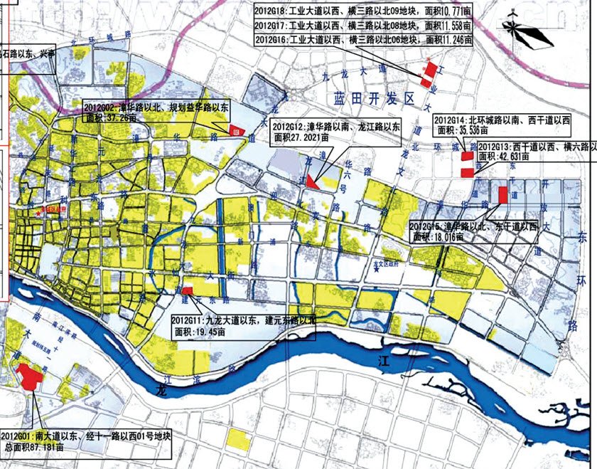 漳州挂牌出让19宗地块 土地市场将放量(图)