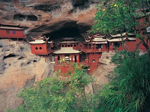 大金湖的 水上佛寺 +三明泰宁甘露寺