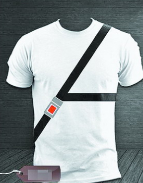 电商卖安全带T恤 声称能够骗过电子眼