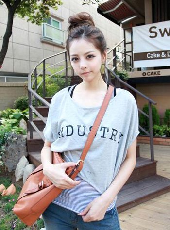 长发mm可以<em>把头发</em>全部<em>盘起来</em>