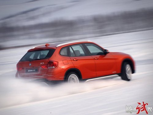 腾讯冰雪试驾华晨宝马X1 莽苍踏雪行